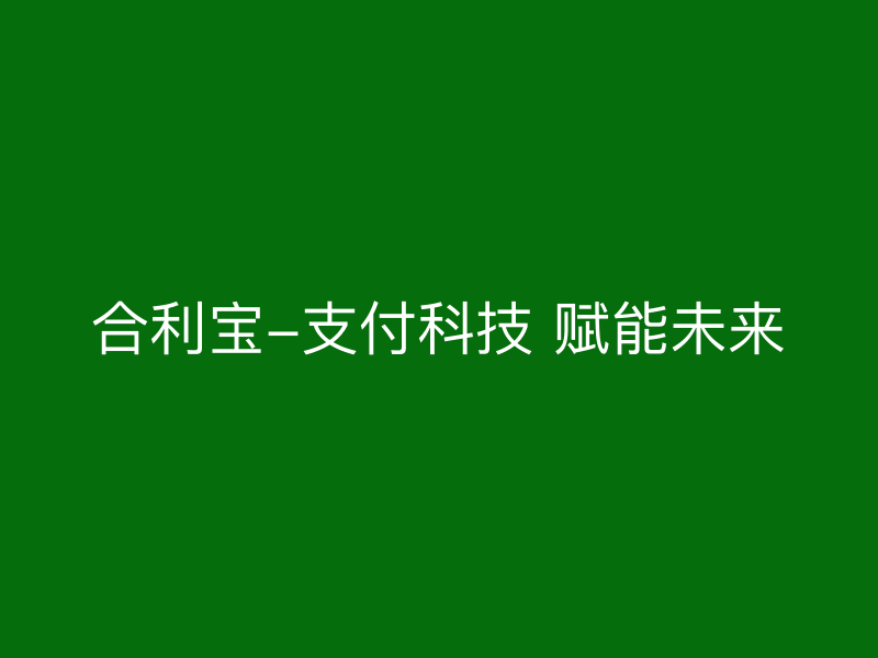屹掌柜-支付科技 赋能未来