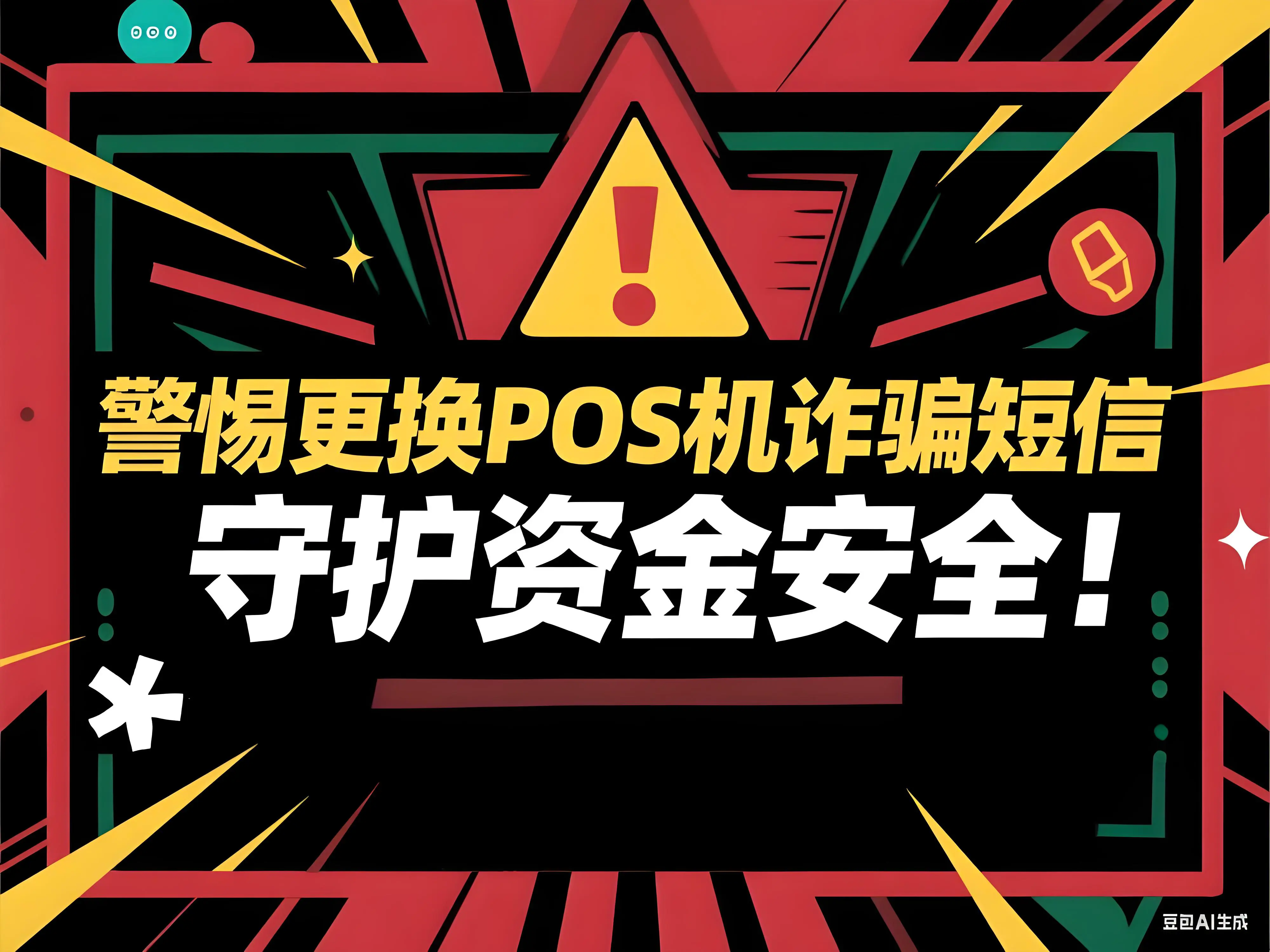 屹掌柜POS机警示：警惕“更换POS机”诈骗短信，守护资金安全！