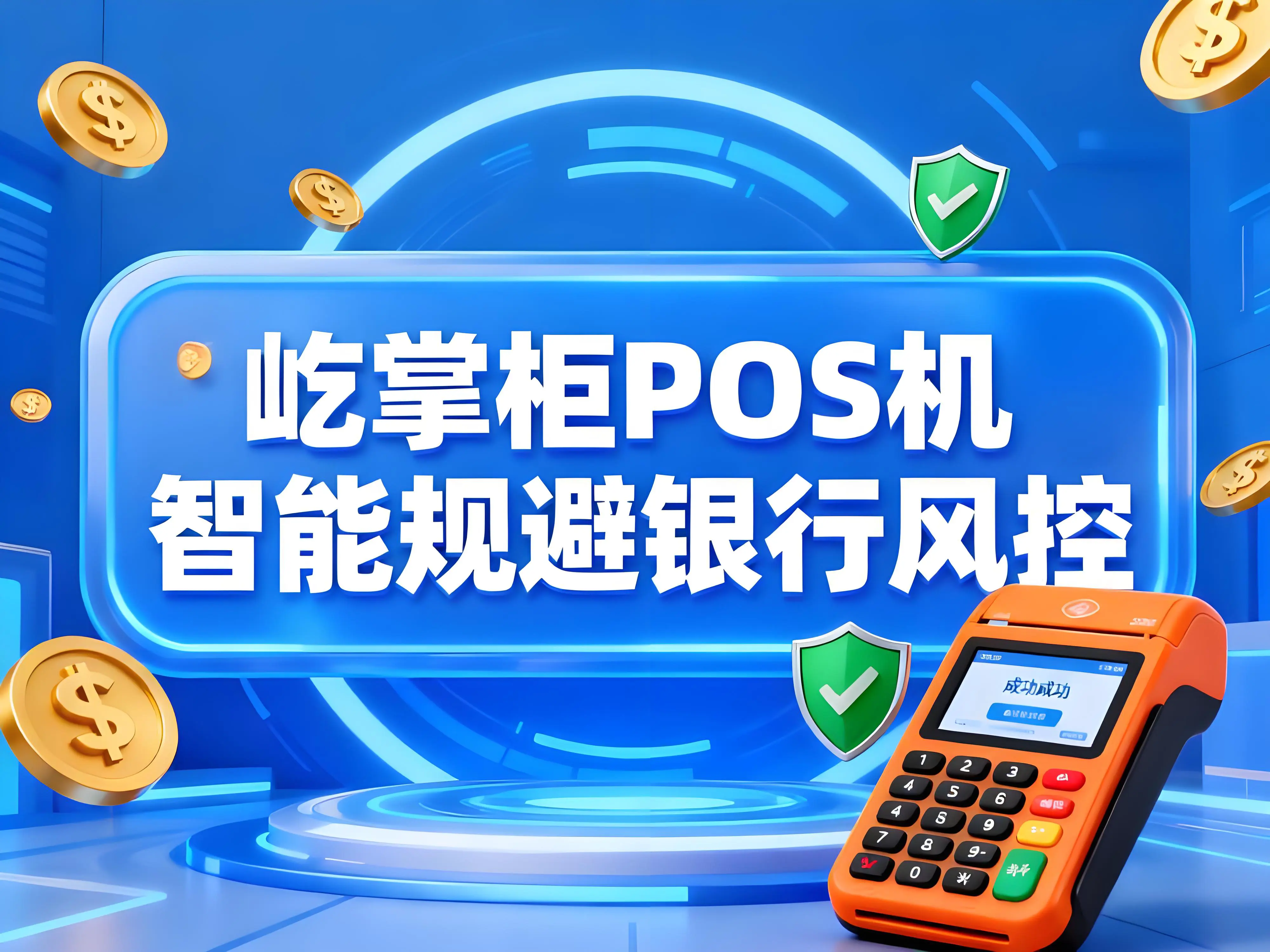银行风控升级！3大行为触发降额封卡，屹掌柜POS机智能规避指南