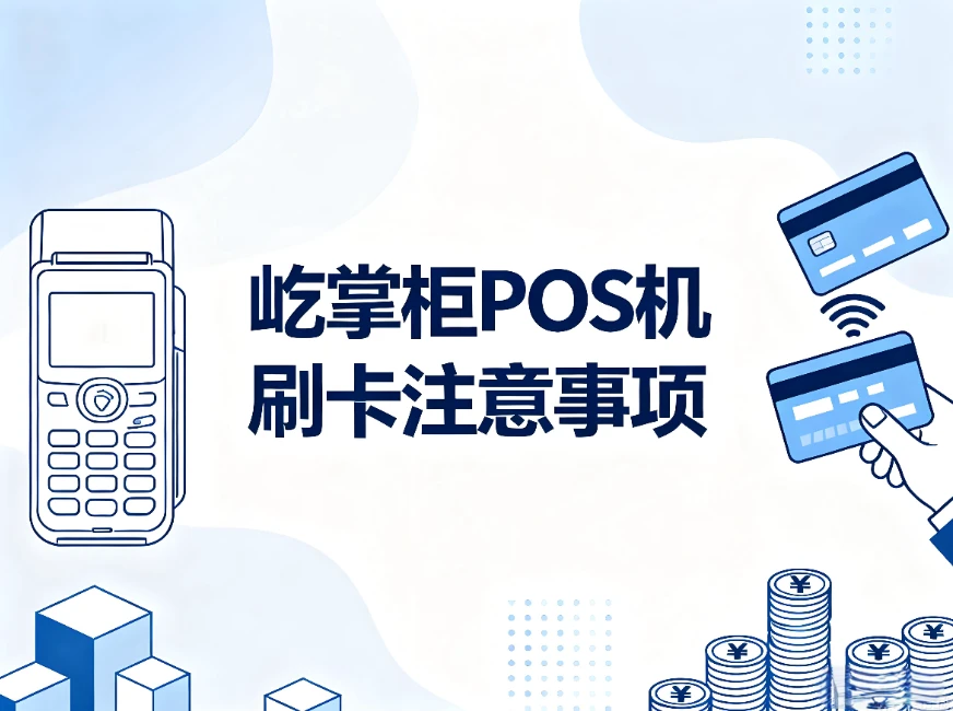 屹掌柜POS机警示：信用卡五大雷区勿踩！避开风控、科学用卡