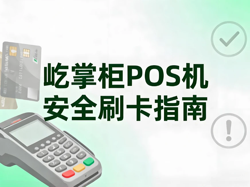 屹掌柜POS机安全刷卡指南：固定商户时代的风险规避全攻略